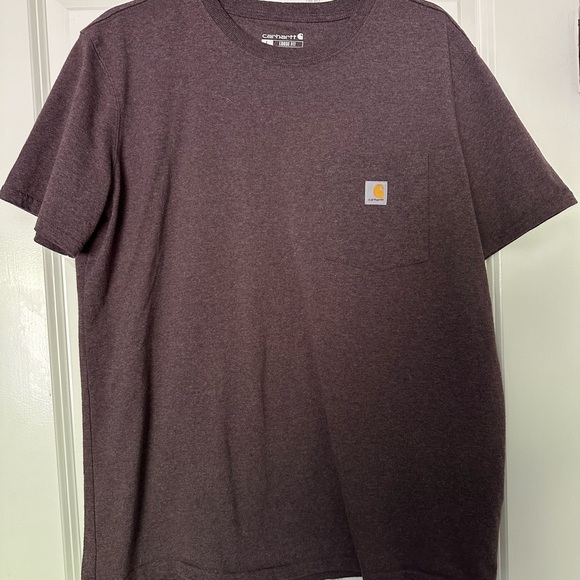 Carhartt Purple Pocket Tshirt size Large - Picture 1 of 4